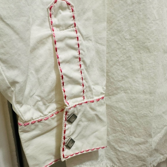 Wrangler Cream Cotton Shirt - Picture 5 of 9